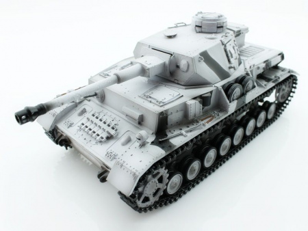 Фото Р/У танк Taigen 1/16 Panzerkampfwagen IV Ausf.F2.Sd.Kfz (Германия) 2.4G RTR, зимний камуфляж | Инномарт