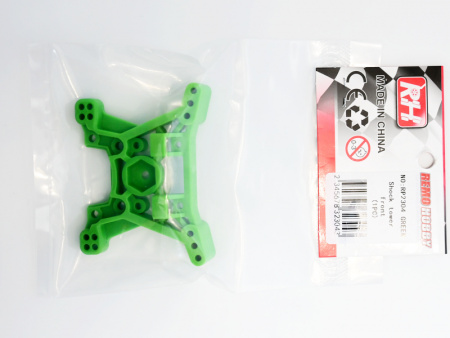 Фото Стойка крепления передних амортизаторов для Remo Hobby MMAX, EX3 1/10, тюнинг, зеленая | Инномарт