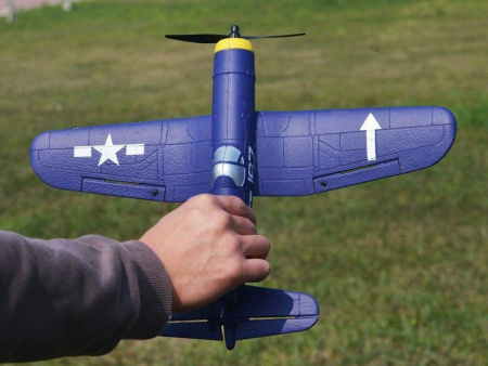 Фото Радиоуправляемый самолет Volantex RC F4U 400мм 2.4G 4ch LiPo RTF with Gyro | Инномарт
