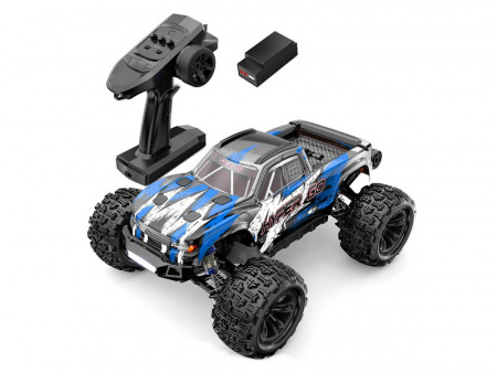 Фото Радиоуправляемый монстр MJX Hyper Go H16H (синий) 4WD 2.4G LED GPS 1/16 RTR | Инномарт