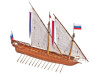 Фото Сборная деревянная модель корабля Technell Азовская скампавея, 1/48 | Инномарт