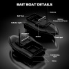 Фото Радиоуправляемый катер для рыбалки Flytec V050 2.4G RTR | Инномарт