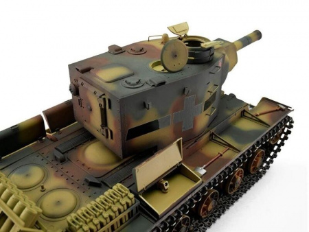 Фото Радиоуправляемый танк Torro KV-2 1/16 откат ствола (для ИК боя), камуфляж V3.0 2.4G RTR | Инномарт
