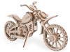 Фото Деревянный конструктор Lemmo Мотоцикл «кросс», 75 деталей | Инномарт