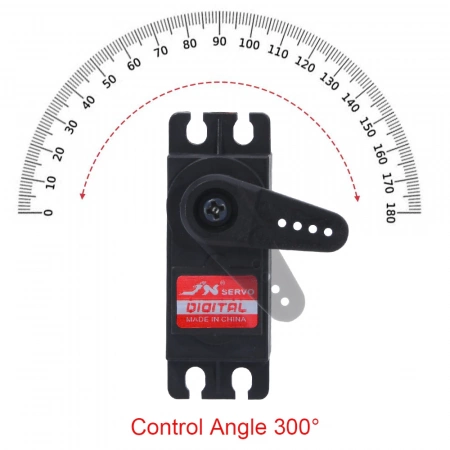Фото Сервомашинка цифровая JX Servo PDI-6225MG-300 (62г/25.3/0.21/6V) стандартная | Инномарт