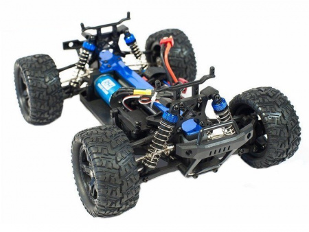Фото Радиоуправляемый монстр Remo Hobby SMAX Brushless (синий) 4WD 2.4G 1/16 RTR | Инномарт