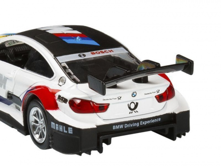 Фото Машина "АВТОПАНОРАМА" BMW M4, 1/44, белый, инерция, откр. двери, в/к 17,5*12,5*6,5 см | Инномарт