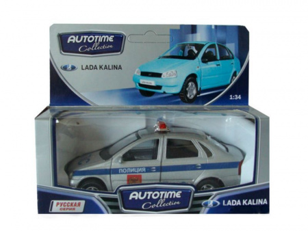 Фото Машина Autotime "LADA KALINA" полиция 1:34 | Инномарт