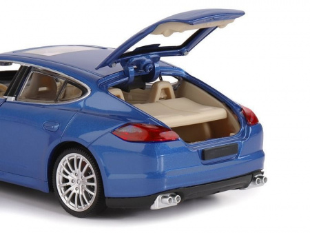 Фото Машина "АВТОПАНОРАМА" Porsche Panamera S, синий, 1/24, свет, звук, в/к 24,5*12,5*10,5 см | Инномарт