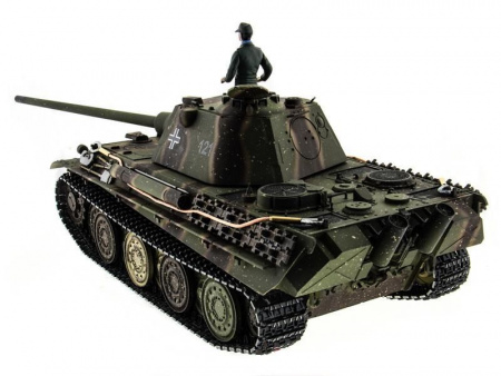 Фото Р/У танк Taigen 1/16 Panther type F с ИК пушкой HC версия, башня на 360, подшипники в ред, 2.4G RTR | Инномарт