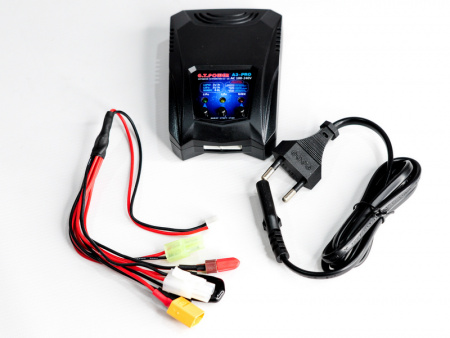 Фото Универсальное З/У G.T.Power A3PRO-V1 LiPo/NiMh (220В/2A/2-3S) T-plug/TRX/Tamiya/Mini Tamiya/XT60 | Инномарт