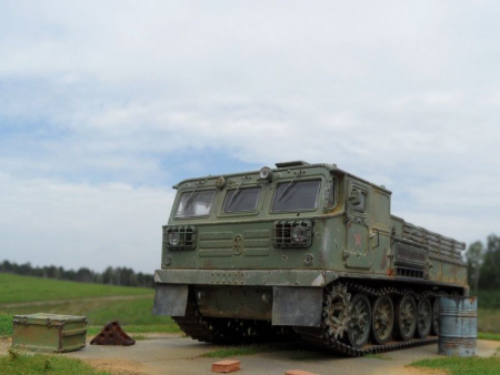 Фото Сборная модель AVD Средний артиллерийский тягач АТС-59Г, 1/43 | Инномарт