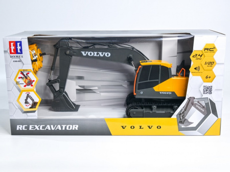 Фото Радиоуправляемый экскаватор Double Eagle Volvo EC160E 1/20 2.4G RTR | Инномарт