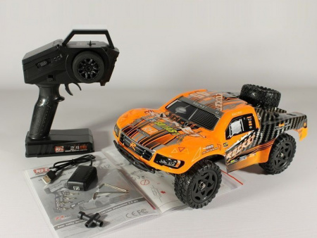 Фото Радиоуправляемый шорт-корс Remo Hobby Rocket V2.0 (оранжевый) 4WD 2.4G 1/16 RTR | Инномарт