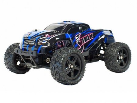 Фото Радиоуправляемый монстр Remo Hobby SMAX Brushless (синий) 4WD 2.4G 1/16 RTR | Инномарт