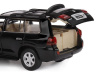 Фото Машина "АВТОПАНОРАМА" Lexus LX570, черный, 1/32, свет, звук, инерция, в/к 17,5*13,5*9 см | Инномарт