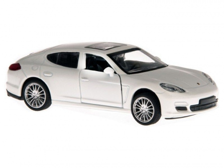 Фото Машина "АВТОПАНОРАМА" Porsche Panamera S, белый, 1/43, инерция, в/к 17,5*12,5*6,5 см | Инномарт