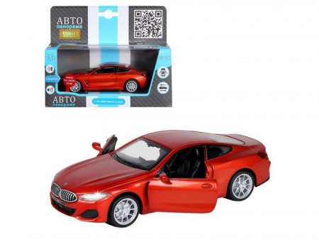 Фото Машина "АВТОПАНОРАМА" BMW M850i Coupé, 1/35, красный, откр. двери, свет, звук, в/к 18*9*13,5 см | Инномарт