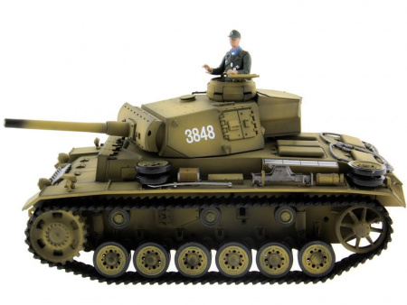 Фото Р/У танк Taigen 1/16 Panzerkampfwagen III (Германия) PRO (для ИК танкового боя) 2.4G RTR | Инномарт
