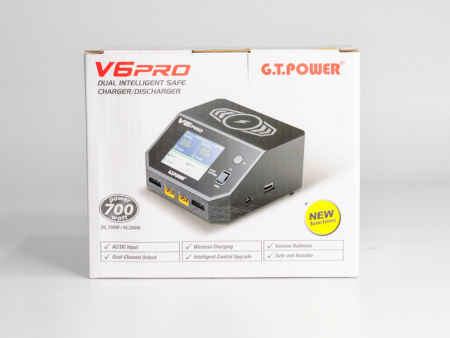 Фото Универсальное зарядное устройство G.T.Power V6PRO Dual Power 7-30/220В, 16Aх2, USB, Wireless 7.5W | Инномарт