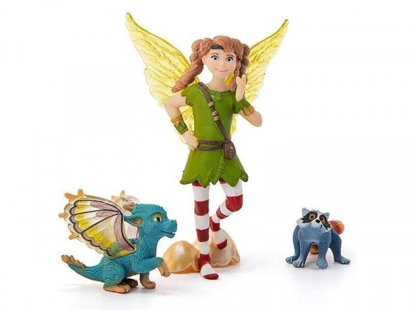Фигурка Schleich Эльфийка Марвин с Нугуром и Пиу, MOVIE | Инномарт