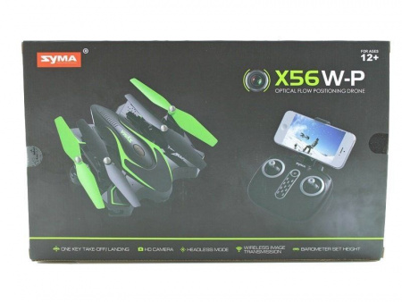 Фото Р/У квадрокоптер Syma X56W-P Folding Wizard с FPV трансляцией Wi-Fi, оптич.стабил., барометр, 2.4G | Инномарт