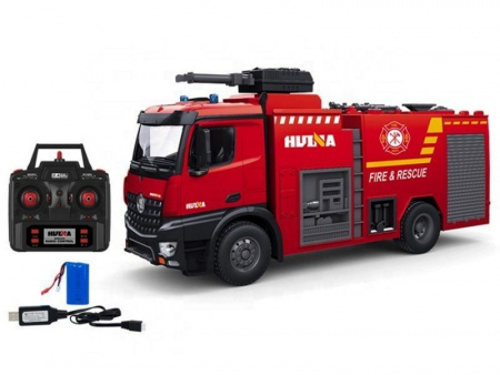 Фото Радиоуправляемая пожарная машина HUI NA TOYS 2.4G 22CH 1/14 RTR | Инномарт
