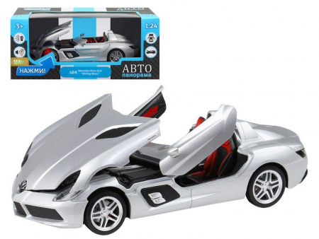 Фото Машина "АВТОПАНОРАМА" Mercedes-Benz SLR McLaren Stirling Moss, 1/24, в/к 24,5*12,5*10,5 см | Инномарт