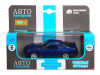 Фото Машина "АВТОПАНОРАМА" Ford Mustang GT, синий, 1/43, инерция, откр. двери, в/к 17,5*12,5*6,5 см | Инномарт