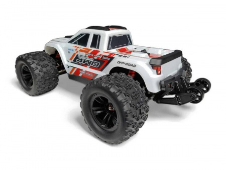 Фото Радиоуправляемый монстр MJX Hyper Go 10208 V2 (белый) Brushless 4WD 2.4G LED 1/10, без ЗУ и акб | Инномарт