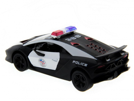 Фото Машина Kinsmart 1:40 Lamborghini Police Sesto Elemento в асс. инерция (1/12шт.) б/к | Инномарт