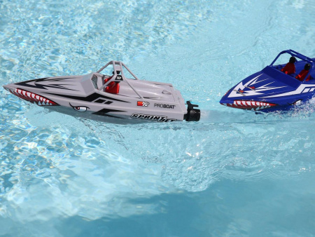 Фото Радиоуправляемый катер ProBoat Sprintjet 9-inch Self-Right Jet Boat (серебряный) RTR | Инномарт