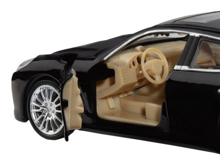 Фото Машина "АВТОПАНОРАМА" Porsche Panamera S, черный, 1/32, свет, звук, инерция, в/к 17,5*13,5*9 см | Инномарт