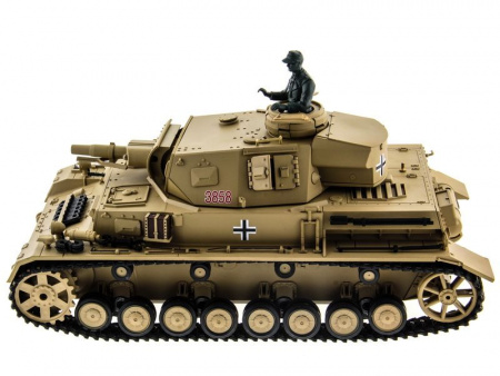 Фото Р/У танк Heng Long 1/16 Dak PZ.Kpfw. IV Ausf. F-1 (Германия) 2.4G RTR | Инномарт