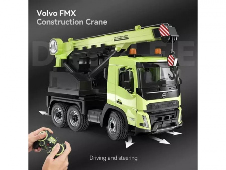 Фото Радиоуправляемый автокран Double Eagle Volvo FMX 1/20 2.4G RTR | Инномарт