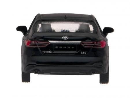 Фото Машина "АВТОПАНОРАМА" Toyota Camry, черный, 1/43, откр. двери, инерция, в/к 17,5*12,5*6,5 см | Инномарт