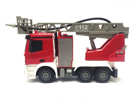 Фото Радиоуправляемая пожарная машина Double Eagle Mercedes-Benz ANTOS 1/26 2.4G брызгает водой RTR | Инномарт