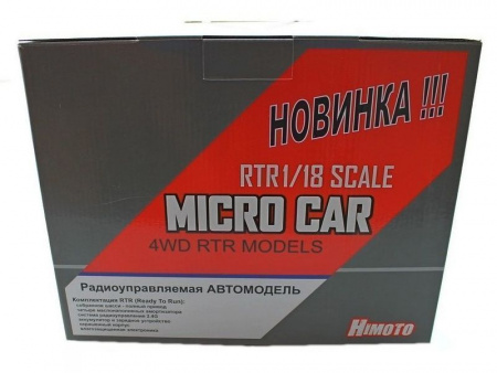 Фото Радиоуправляемый монстр Himoto Crasher Brushless 4WD 2.4G 1/18 RTR | Инномарт