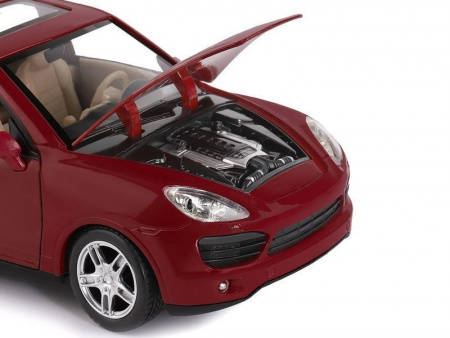 Фото Машина "АВТОПАНОРАМА" Porsche Cayenne S, бордовый, 1/24, в/к 24,5*12,5*10,5 см | Инномарт