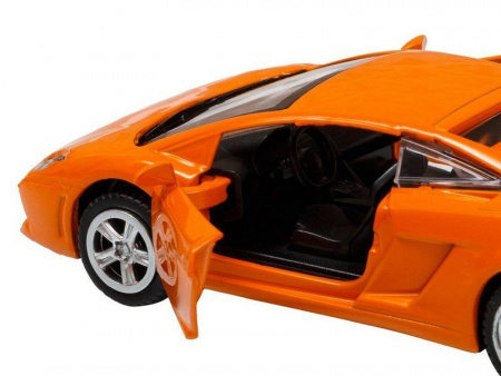 Фото Машина "АВТОПАНОРАМА" Lamborghini Gallardo LP560-4, оранжевый, 1/43, инерция, в/к 17,5*12,5*6,5 см | Инномарт