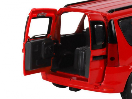 Фото Машина "АВТОПАНОРАМА" LADA LARGUS, красный, 1/24, свет, звук, инерция, в/к 24,5*12,5*10,5 см | Инномарт