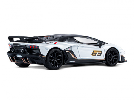 Фото Машина "АВТОПАНОРАМА" Lamborghini SVJ, 1/24, белый, свет, звук, в/к 24,5х12,5х10,5 см | Инномарт
