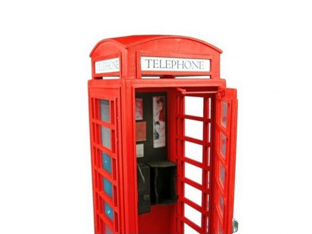 Фото Сборная деревянная модель телефонной будки Artesania Latina LONDON TELEPHONE BOX, 1/10 | Инномарт