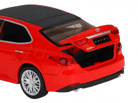 Фото Машина "АВТОПАНОРАМА" Toyota Camry, красный, 1/32, свет, звук, инерция, в/к 17,5*13,5*9 см | Инномарт