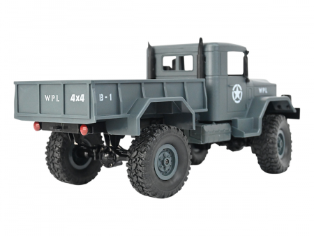 Фото Радиоуправляемая машина WPL B-14R военный грузовик (серый) 1/16 2.4G RTR | Инномарт