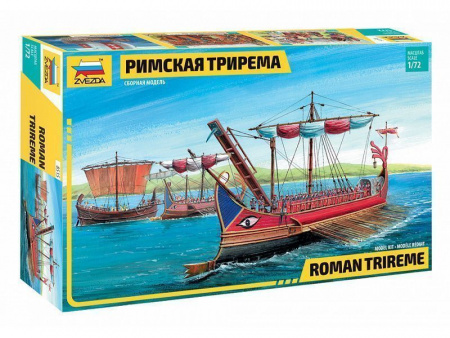 Фото Сборная модель ZVEZDA Римская трирема, 1/72 | Инномарт