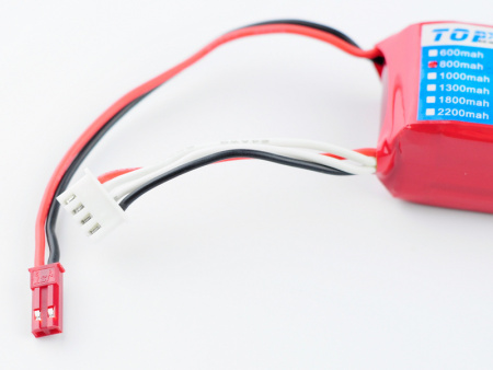 Фото Аккумулятор Li-Po 800mAh, 11,1V 15C самолета Top RC 400 Class Cessna 182 | Инномарт
