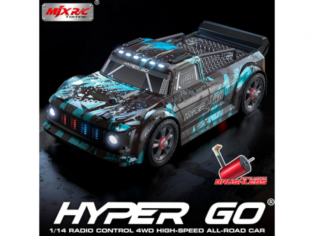Фото Радиоуправляемая машина для дрифта MJX Hyper Go 14301 Brushless 4WD 2.4G LED 1/14 RTR | Инномарт