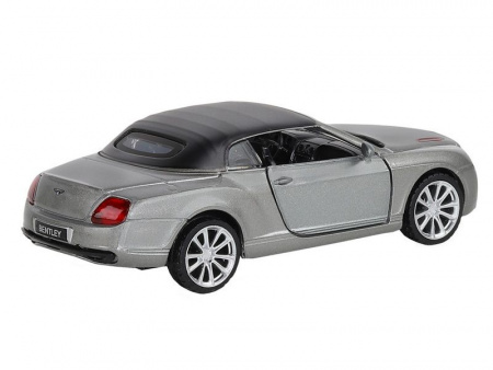 Фото Машина "АВТОПАНОРАМА" Bentley Supersport ISR серый, 1/43, инерция, в/к 17,5*12,5*6,5 см | Инномарт