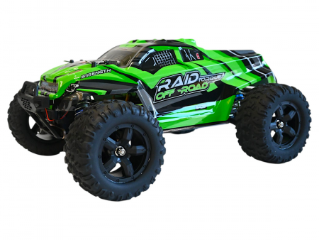 Фото Радиоуправляемый монстр Remo Hobby Brushless (зеленый) 4WD 2.4G 1/14 RTR | Инномарт